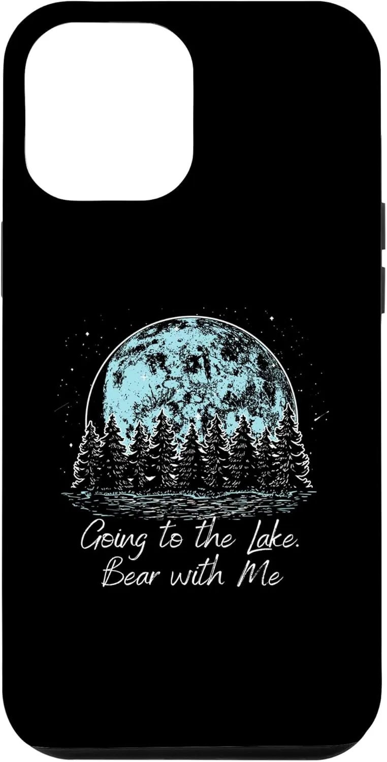 iPhone 14 Plus Bear with Lakes Traveler Lagoon Exploration Summer Case