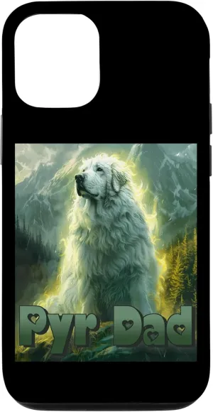 iPhone 15 Great Pyrenees Pyr Dad Snow Bear Mountain Dog Magic Sheepdog Case