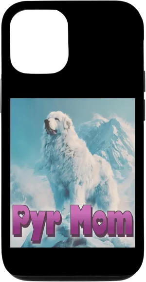 iPhone 15 Great Pyrenees Pyr Mom Love Snow Bear Mountain Dog Sheepdog Case