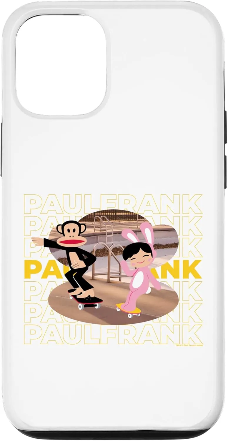 iPhone 15 Paul Frank Julius The Monkey And Bunny Girl Skateboarding Case