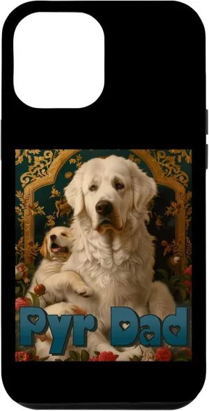 iPhone 15 Plus Great Pyrenees Pyr Dad Snow Bear Mountain Dog Sheepdog Couch Case