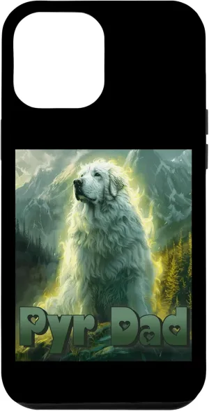 iPhone 15 Pro Max Great Pyrenees Pyr Dad Snow Bear Mountain Dog Magic Sheepdog Case