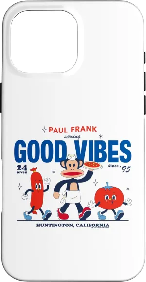 iPhone 16 Pro Max Paul Frank Diner Julius Monkey Serving Good Vibes Case