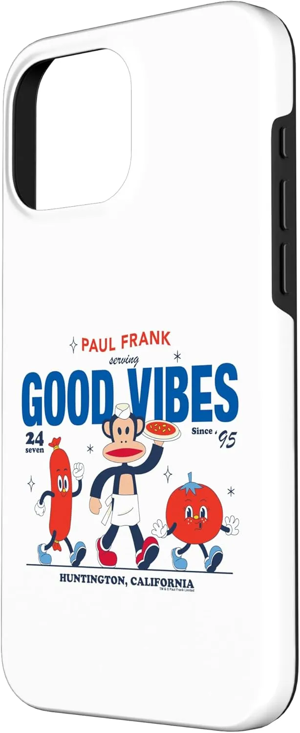 iPhone 16 Pro Max Paul Frank Diner Julius Monkey Serving Good Vibes Case