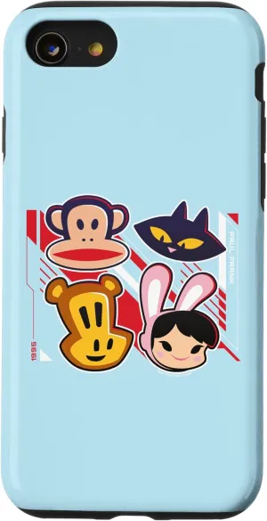 iPhone SE (2020) / 7 / 8 Paul Frank Retro 1995 Julius The Monkey & Co Heads Case