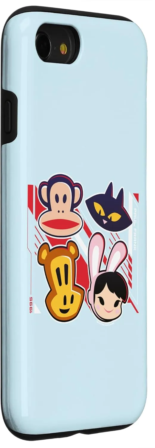 iPhone SE (2020) / 7 / 8 Paul Frank Retro 1995 Julius The Monkey & Co Heads Case