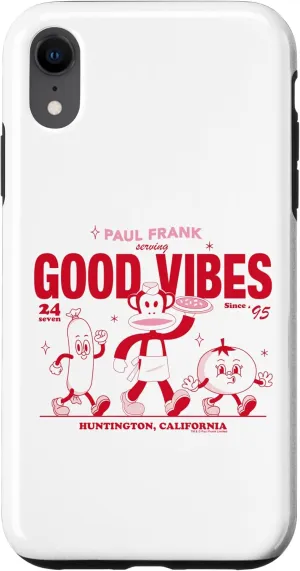 iPhone XR Paul Frank Julius The Monkey Serving Good Vibes California Case