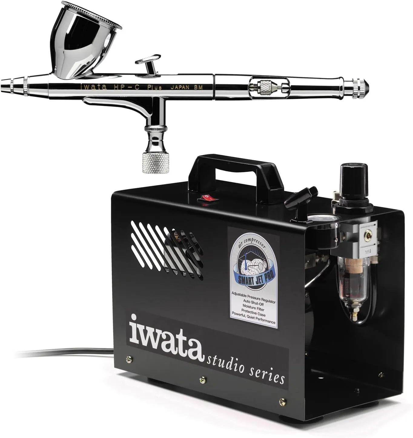 Iwata High Performance Plus HP-C Plus Airbrushing System with Smart Jet Pro A.