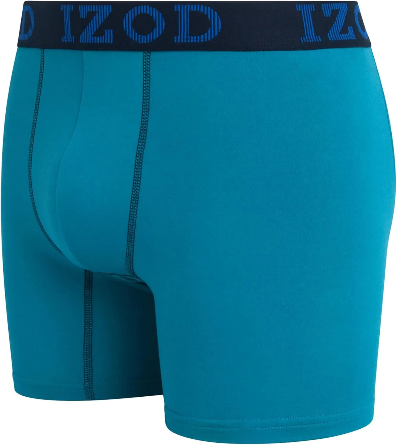 IZOD Mens Boxer Briefs - 3 Pack Soft Stretch Mens Underwear Boxers with Contour Pouch, Athletic Briefs for Men (Sizes: S-XL)