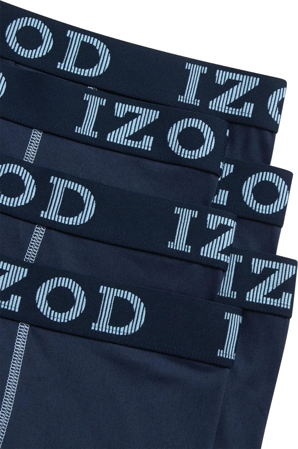 IZOD Mens Boxer Briefs - 6 Pack Soft Stretch Mens Underwear Boxers with Contour Pouch, Athletic Briefs for Men (Sizes: S-XL)