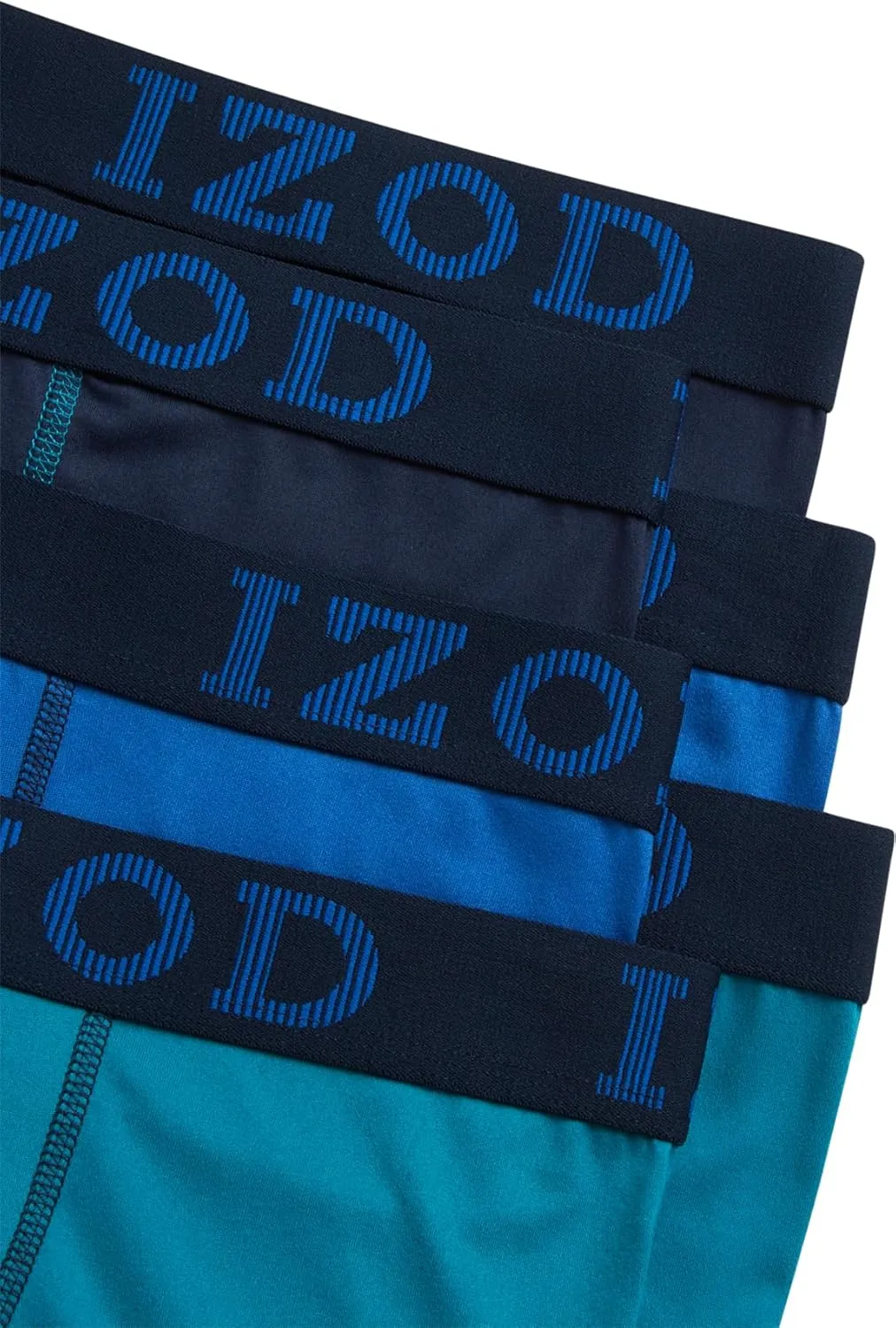 IZOD Mens Boxer Briefs - 6 Pack Soft Stretch Mens Underwear Boxers with Contour Pouch, Athletic Briefs for Men (Sizes: S-XL)