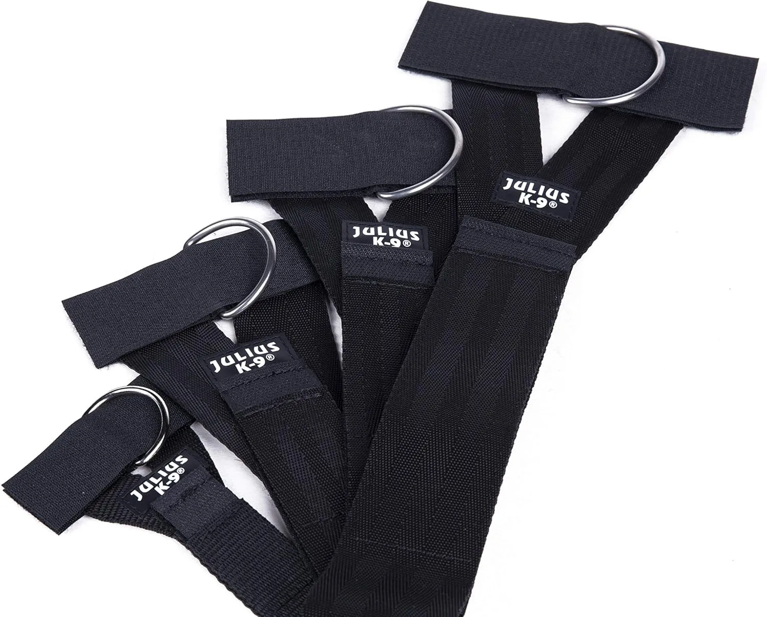 Julius-K9, 162BG-P-1-2, Y-Belt for Dogs-K9 Powerharnesses, Black, 3-4