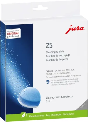 Jura 3-Phase Cleaning Tablets (25 pack blister)