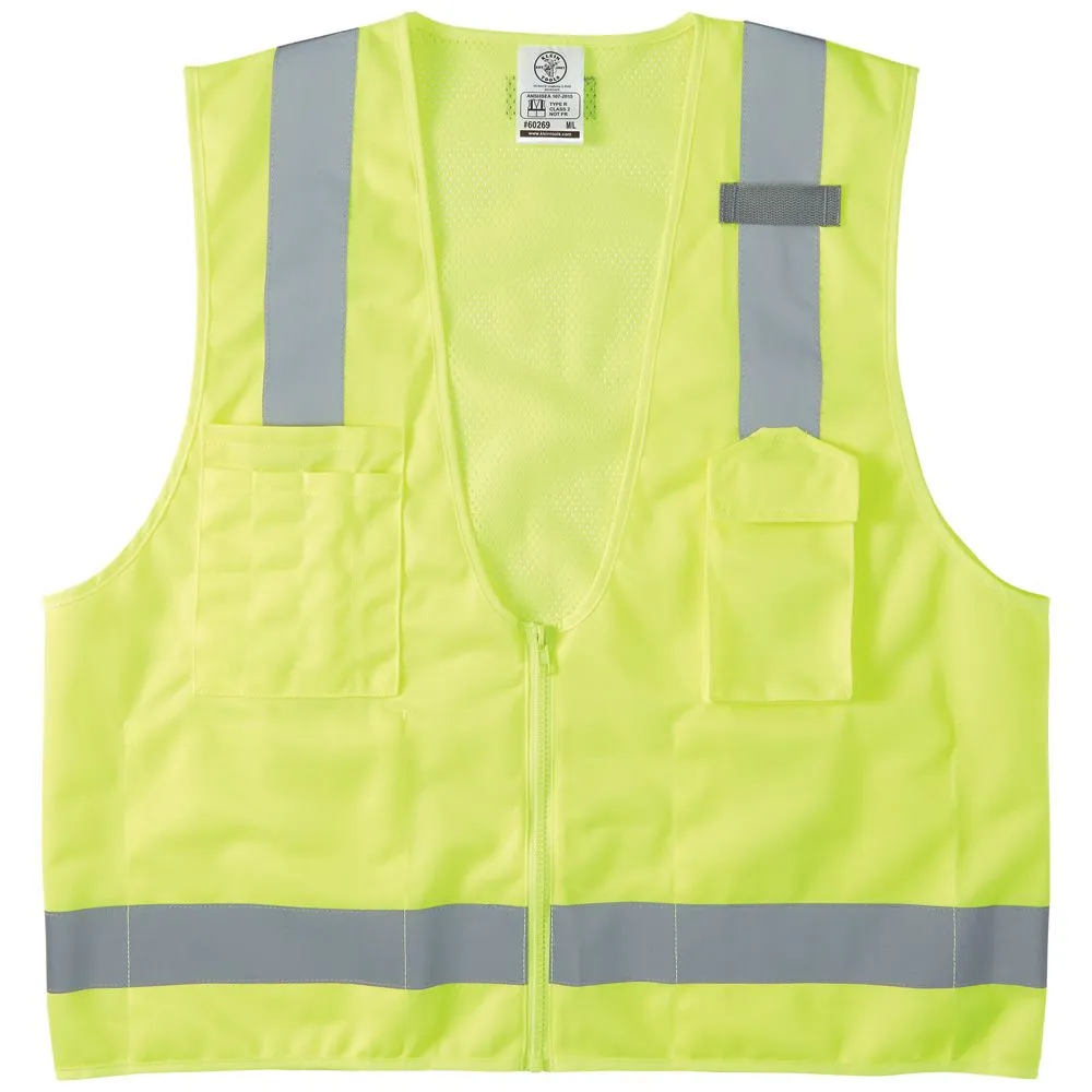 Klein Tools Safety Vest, High-Visibility Reflective Vest, M/L