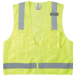 Klein Tools Safety Vest, High-Visibility Reflective Vest, M/L