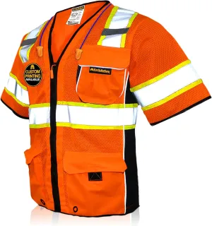 KwikSafety - Charlotte, NC - Men's & Women's Class 3 Safety Vest PPE Hi Vis Reflective ANSI OSHA