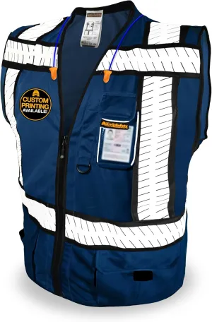 KwikSafety - Charlotte, NC - SHERIFF & SPECIALIST Safety Vest [Multi-Use Pockets & Fishbone Tape] ANSI Tested OSHA