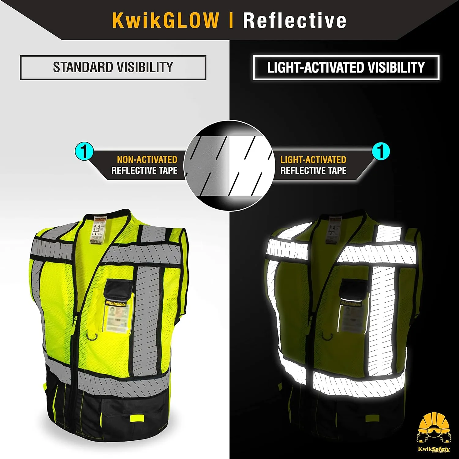 KwikSafety - Charlotte, NC - SHERIFF & SPECIALIST Safety Vest [Multi-Use Pockets & Fishbone Tape] ANSI Tested OSHA