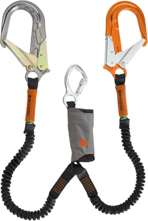 L-0558-1,8 Shock-Absorbing Lanyard (Aluminum Carabiner)