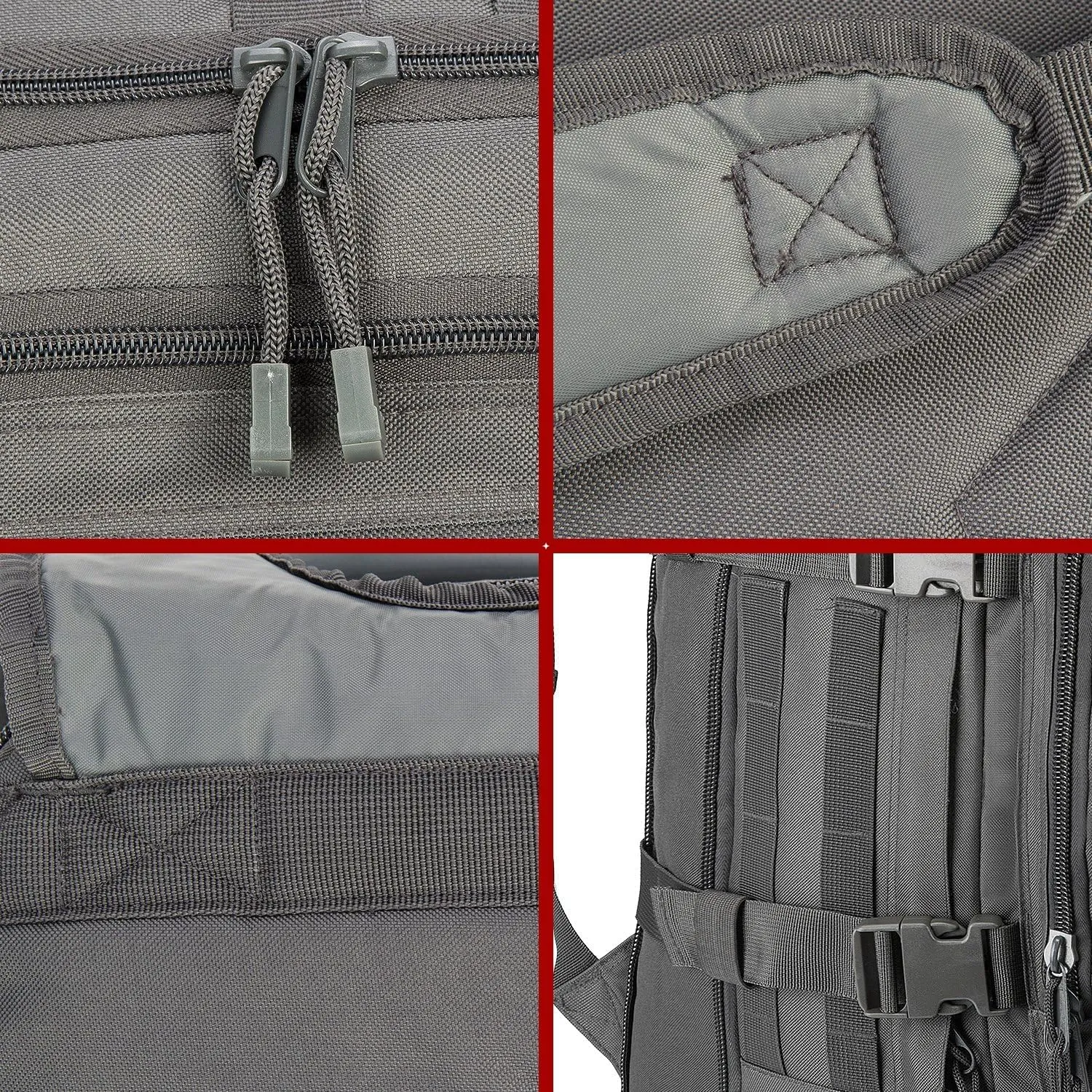 Large 3 Day Expandable 39L-64L Backpack Military Tactical Hiking Camping Daypack