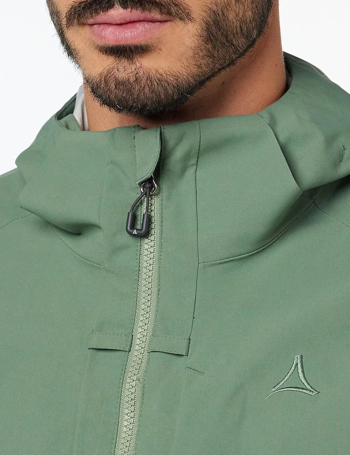 Lausanne M Men's Functional Jacket with Hood, Waterproof, Lightweight Summer Jacket with Pack-Away Pocket