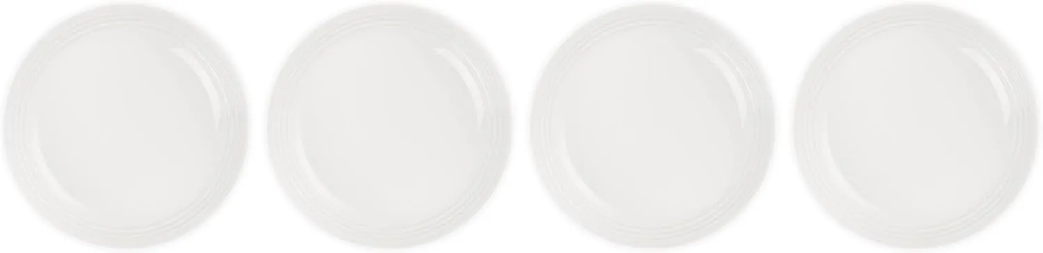 Le Creuset Stoneware Pasta Bowls, White, 9.75", Set of 4