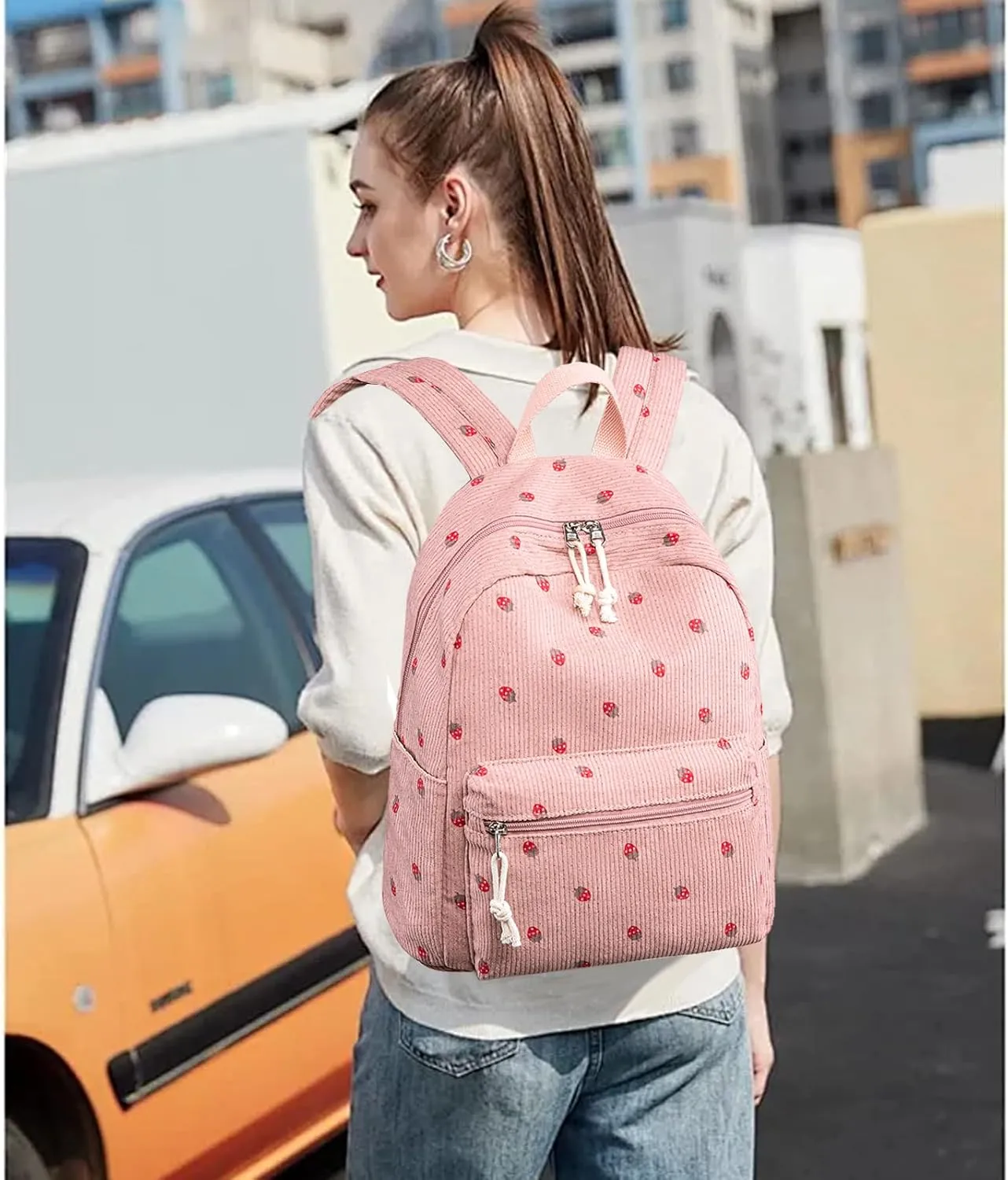 LEDAOU Mini Backpack Purse Cute Small Backpack with Wallet Backpack for Women Grils Teens Daypack for Work Travel Daily
