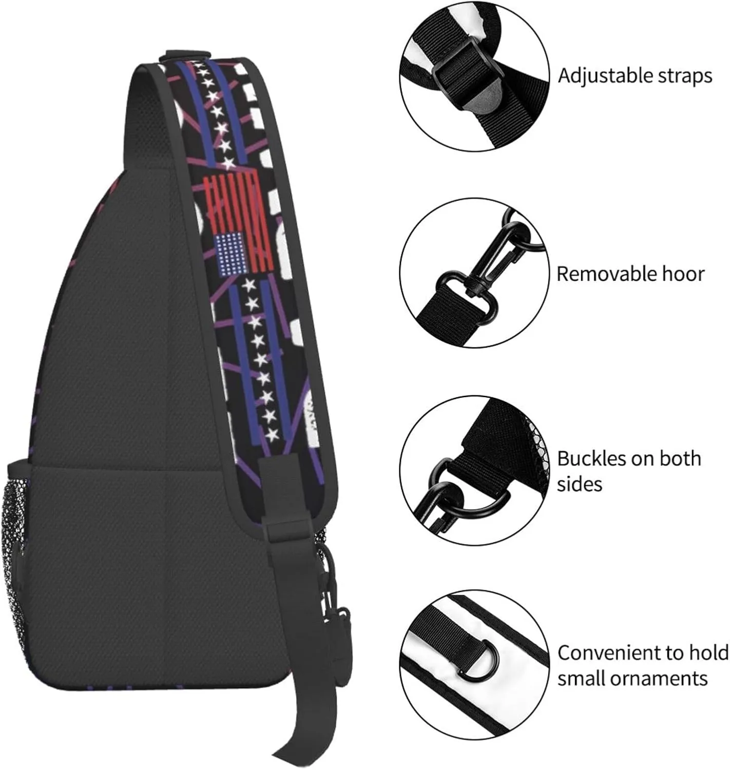 Lets Go Darwin Small Crossbody Backpack Sling Bag For Men Women Mini One Shoulder Chest Bags Gym Sport Travel Hiking Daypack