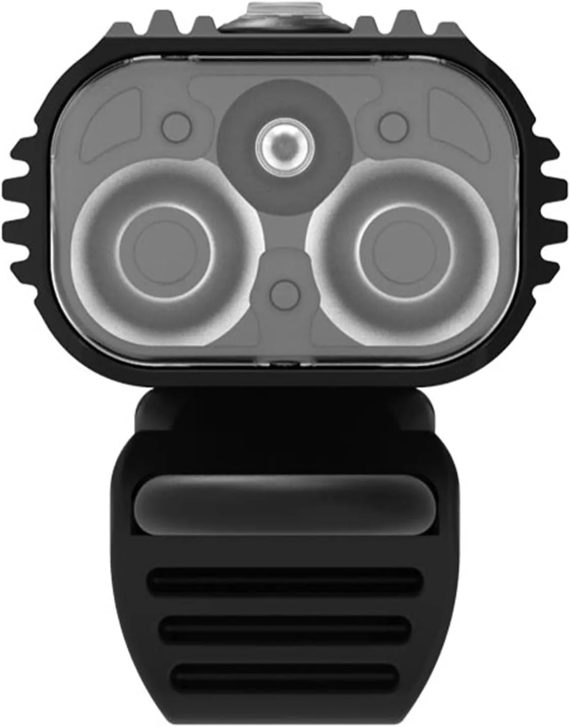 LEZYNE Super Drive Bicycle USB Rechargeable IPX7 White LED Front Light with Multiple Solid & Flash Modes | Integrated Silicone Rubber Strap Mount | Smart Connect | 1600/1800 Lumens Options
