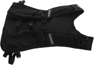 Lightweight Reflective Chest Bag for Men Women Versatile Sports Vest with Built Phone Holder for Cycling Running Nighttime Visibility Stylish Dark Aesthetic Design