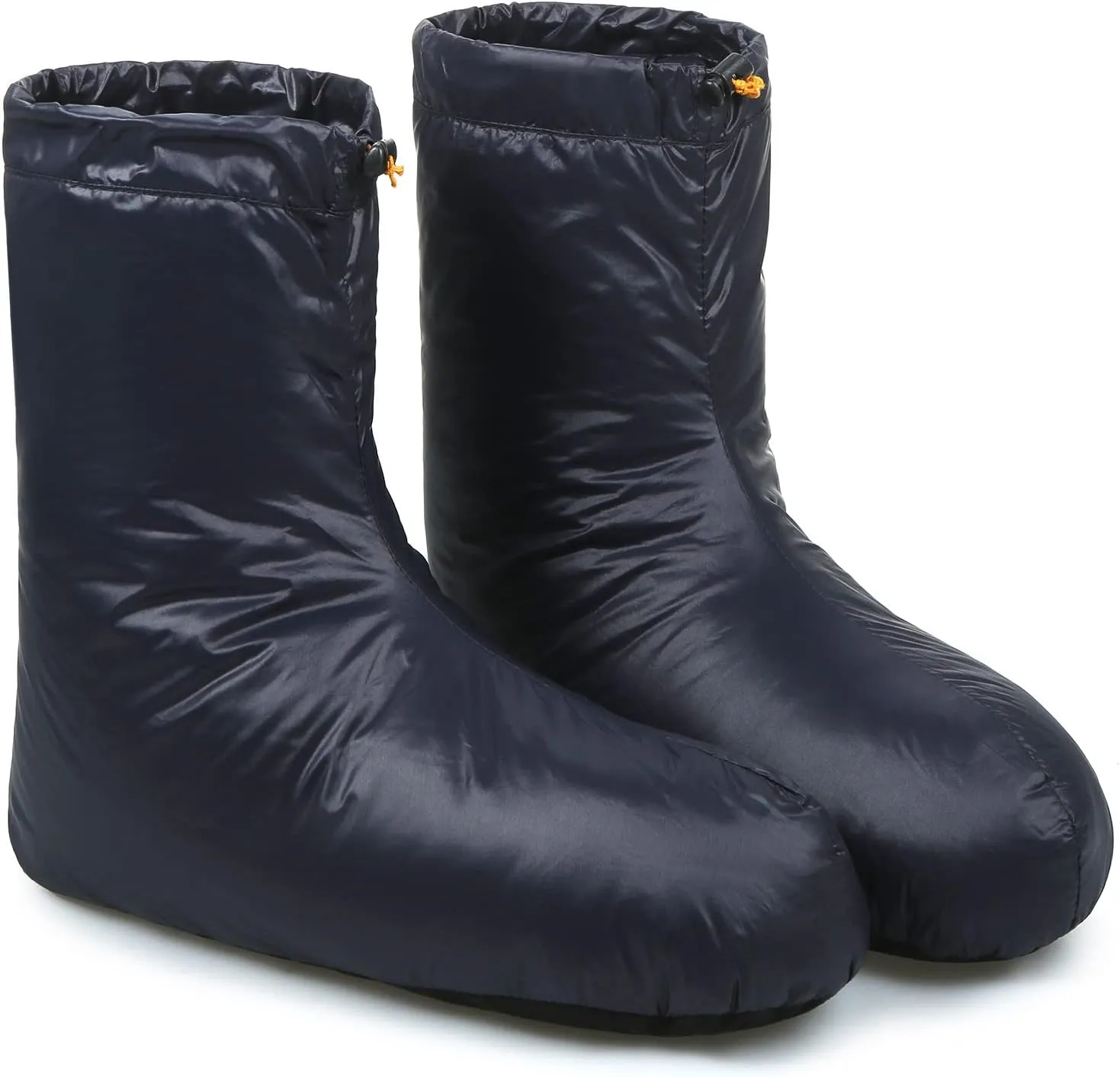 Lixada Down Booties Warm Socks for Men & Women, Ultralight Winter Duck Down Booties Warm Socks Slippers for Camping, Soft & Cozy Camping Sleeping Bag Tent Down Slippers Foot Warmer