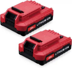 LORDONE 2 Pack 3000mAh 20V MAX PCC685L Replacement Lithium Ion Battery for Porter Cable 20V Cordless Power Tools Battery PCC685L PCC680L PCC681L PCC682L PCC685LP PCC660B PCC790B
