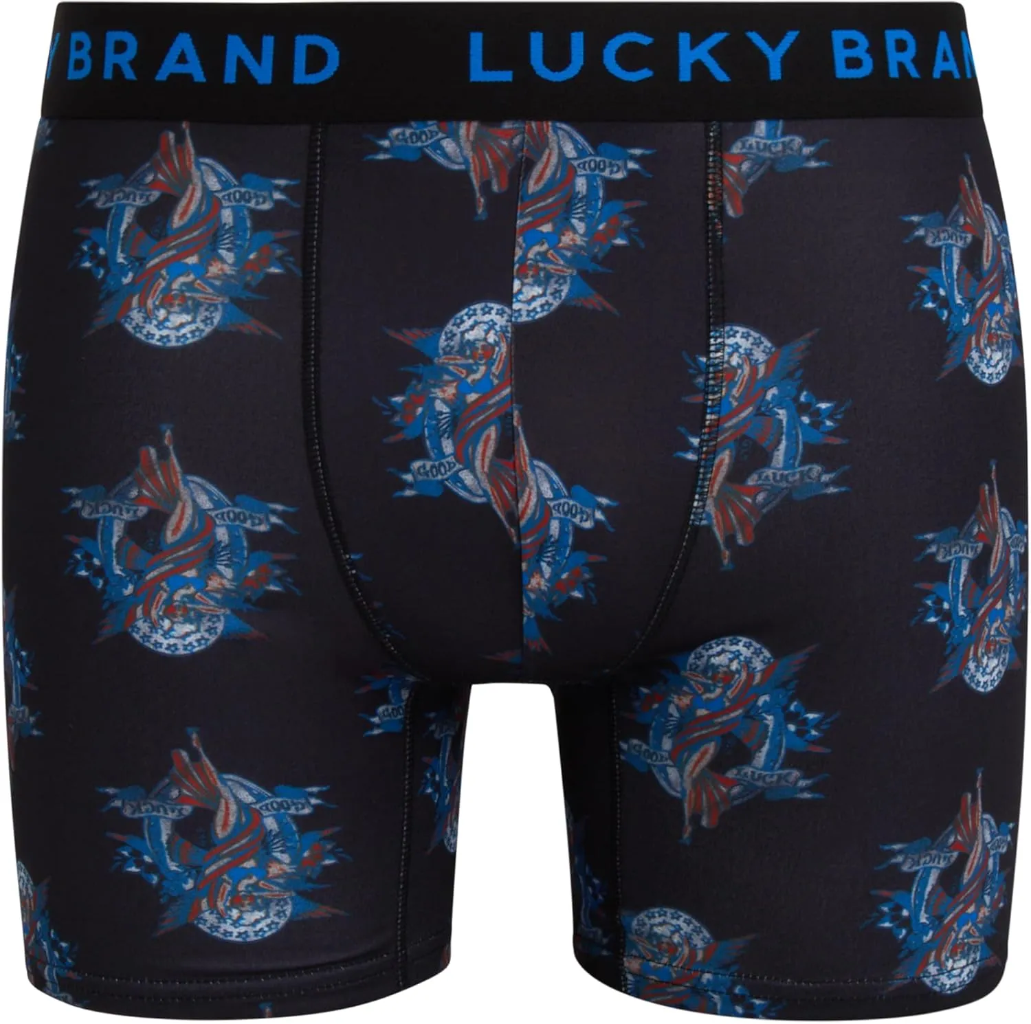Lucky Brand Mens Boxer Briefs - 3 Pack Super Soft Mens Underwear Boxers Athletic Briefs for Men with Functional Fly (S-XXL)