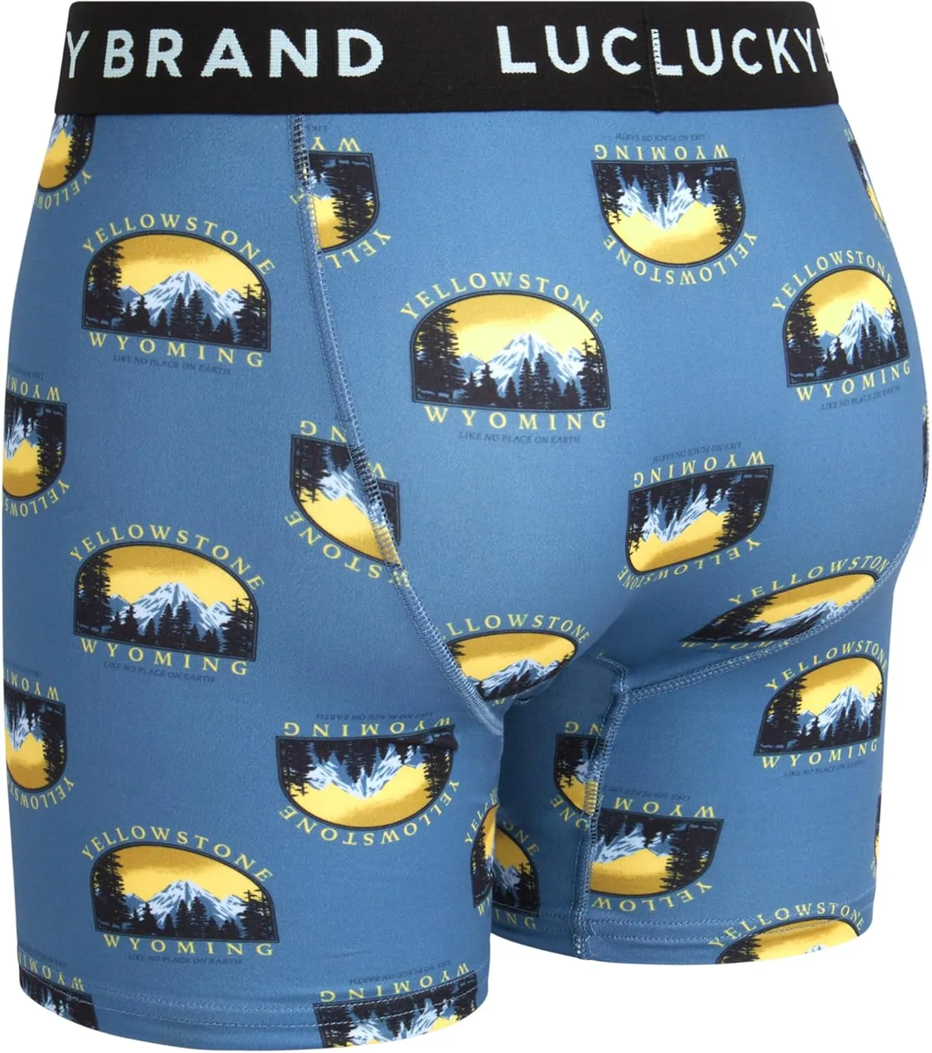 Lucky Brand Mens Boxer Briefs - 3 Pack Super Soft Mens Underwear Boxers Athletic Briefs for Men with Functional Fly (S-XXL)