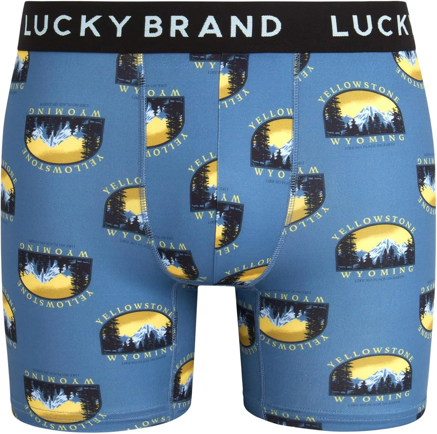 Lucky Brand Mens Boxer Briefs - 3 Pack Super Soft Mens Underwear Boxers Athletic Briefs for Men with Functional Fly (S-XXL)