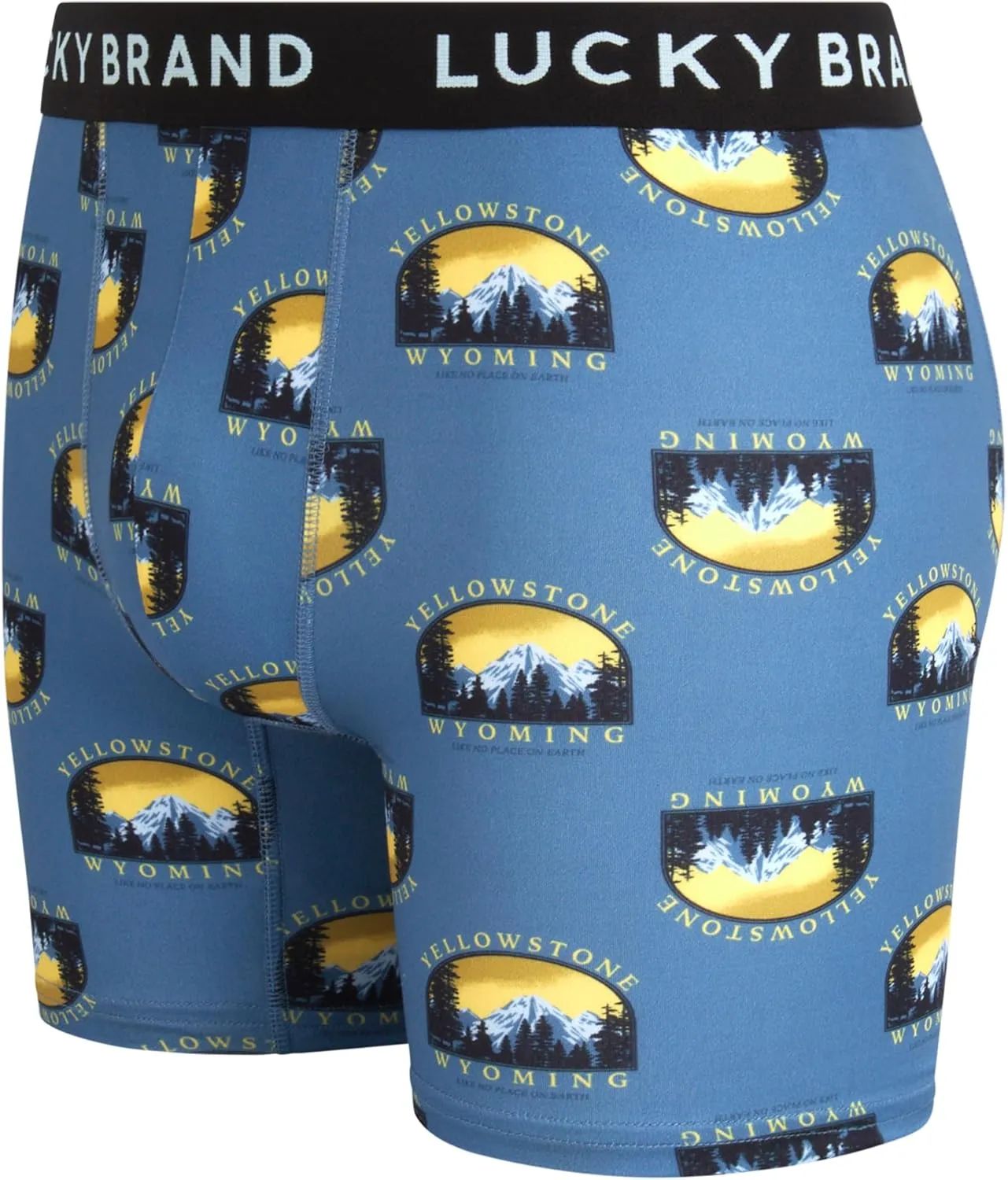 Lucky Brand Mens Boxer Briefs - 3 Pack Super Soft Mens Underwear Boxers Athletic Briefs for Men with Functional Fly (S-XXL)
