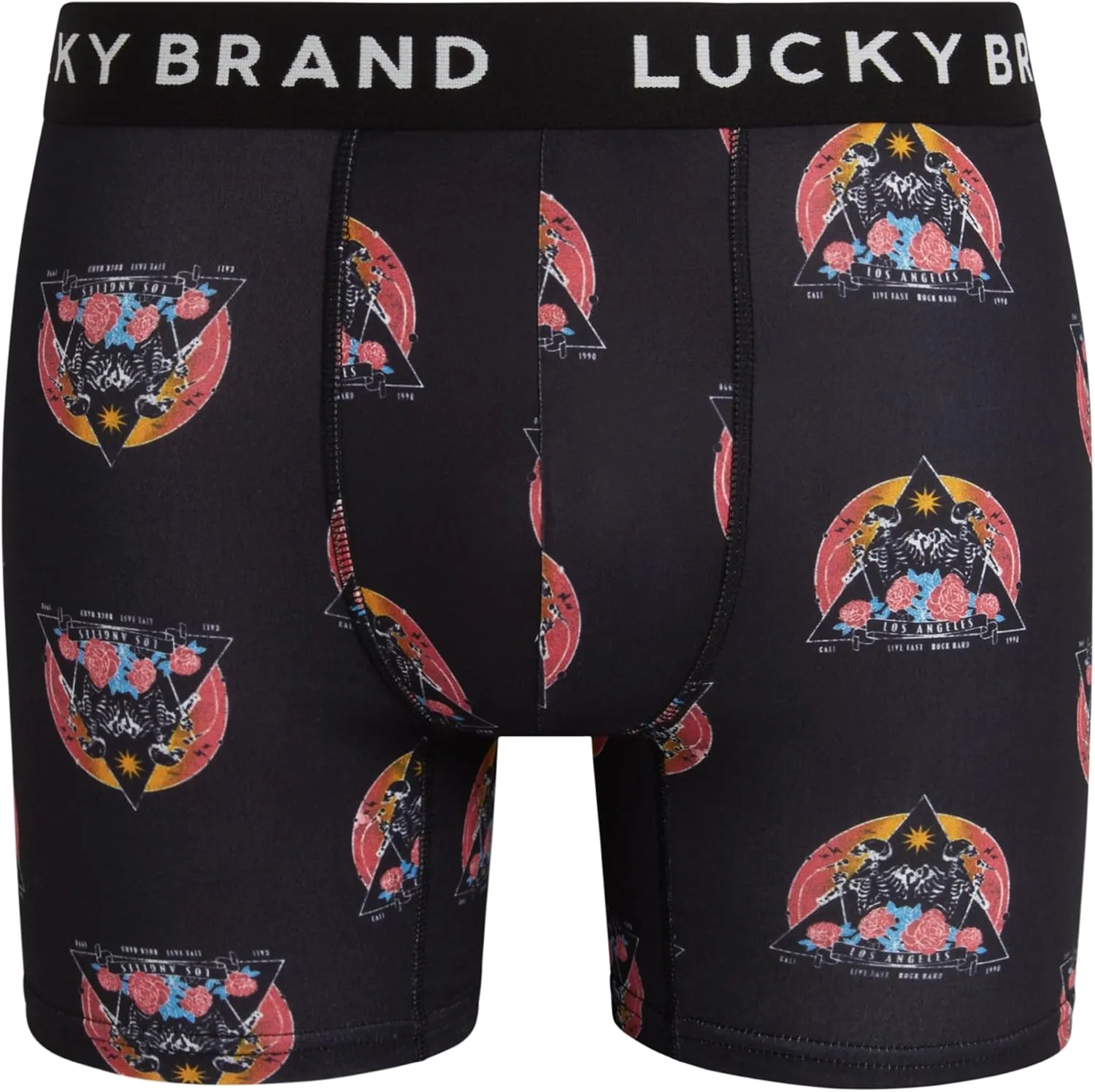 Lucky Brand Mens Boxer Briefs - 3 Pack Super Soft Mens Underwear Boxers Athletic Briefs for Men with Functional Fly (S-XXL)