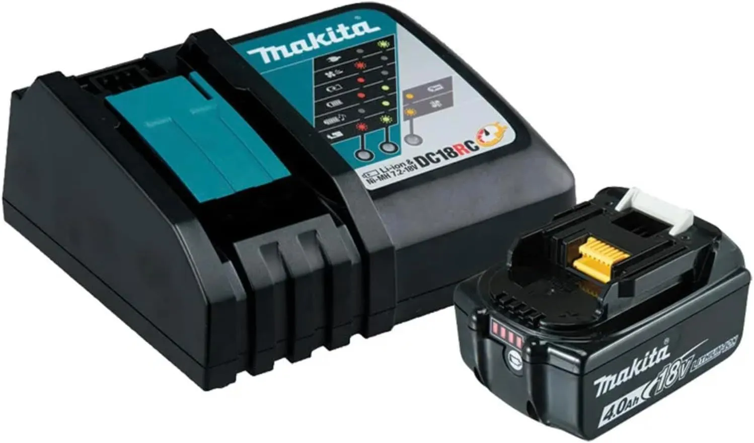 Makita BL1840BDC1 18V LXT® Lithium-Ion Battery and Charger Starter Pack (4.0Ah)