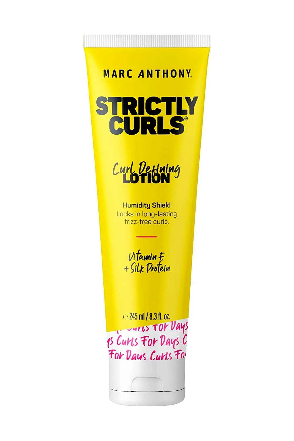Marc Anthony Strictly Curls Curl Defining Styling Lotion, 8.3 Ounce Tube with Silk Protein and Vitamin E for Definition & Volume Boost Spray, Extra Hold