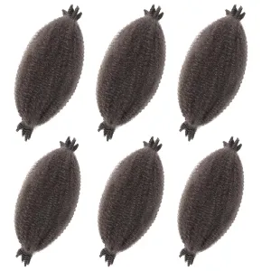 Marley Twist Braiding Hair 4# Marley Hair 12 Inch Afro Cuban Twist Hair for Spring Twist Hair Faux Locs Soft Locs Butterfly Locs Crochet Hair Passion Twist Hair Kinky Twist Braiding Hair Extensions