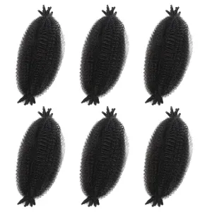 Marley Twist Braiding Hair Color 2 Marley Hair for Soft Locs Passion Twist Hair Cuban Spring Afro Twist Hair Crochet Braids Faux Locs Crochet Hair 12 Inch(6 Packs,2#)