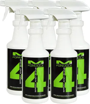 Matrix Liquid Solutions Formula 4 Biodegradable Spray & Shine Detailer 32oz 5 Pack