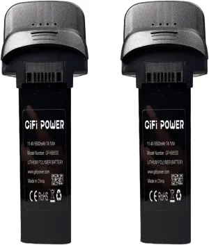 MaximalPower 11.4V 6500mAh Battery Compatible for Hubsan Zino Pro , Zino Pro  Plus Drone (2 Pack)