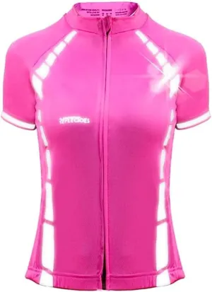 Men's Cycling Jersey High-Visibility – Reflective Shirt, Breathable, Moisture-Wicking Bike Shirt for Road Safety