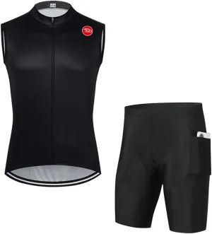 Men's Cycling Jersey Sleeveless Tops Clothing Bike Shirts Vest Breathable Bicycle Clothing Jacket