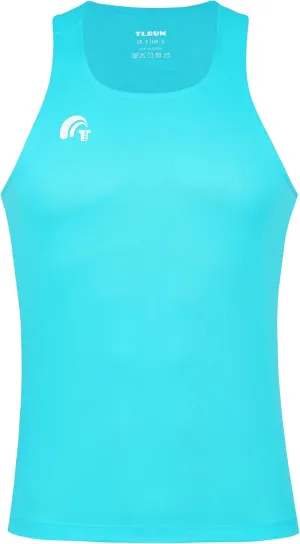 Men's Running Tank Top Ultra Lightweight Marathon Singlet Shirts Dry Fit Workout Sleeveless T-Shirt