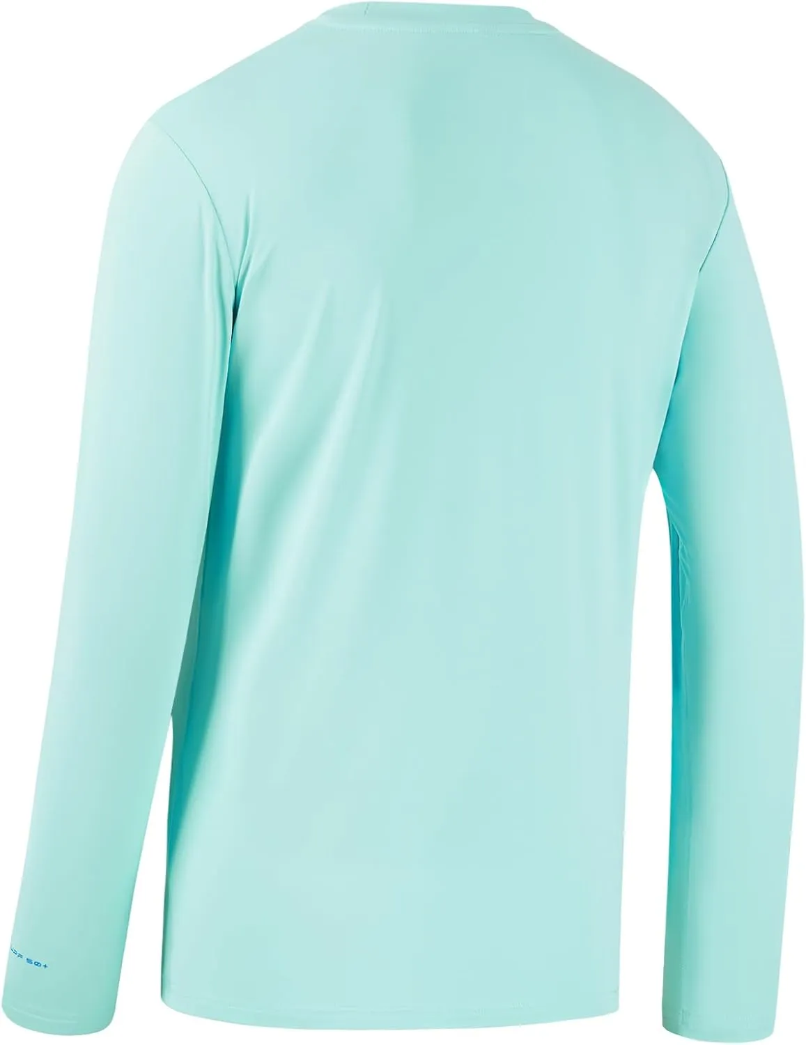 Men’s UPF 50  Long Sleeve Performance T-Shirts Permanent UV Protective Quick Dry for Everyday Hiking Fishing Beach