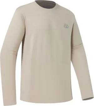 Men’s UPF 50  Long Sleeve Performance T-Shirts Permanent UV Protective Quick Dry for Everyday Hiking Fishing Beach