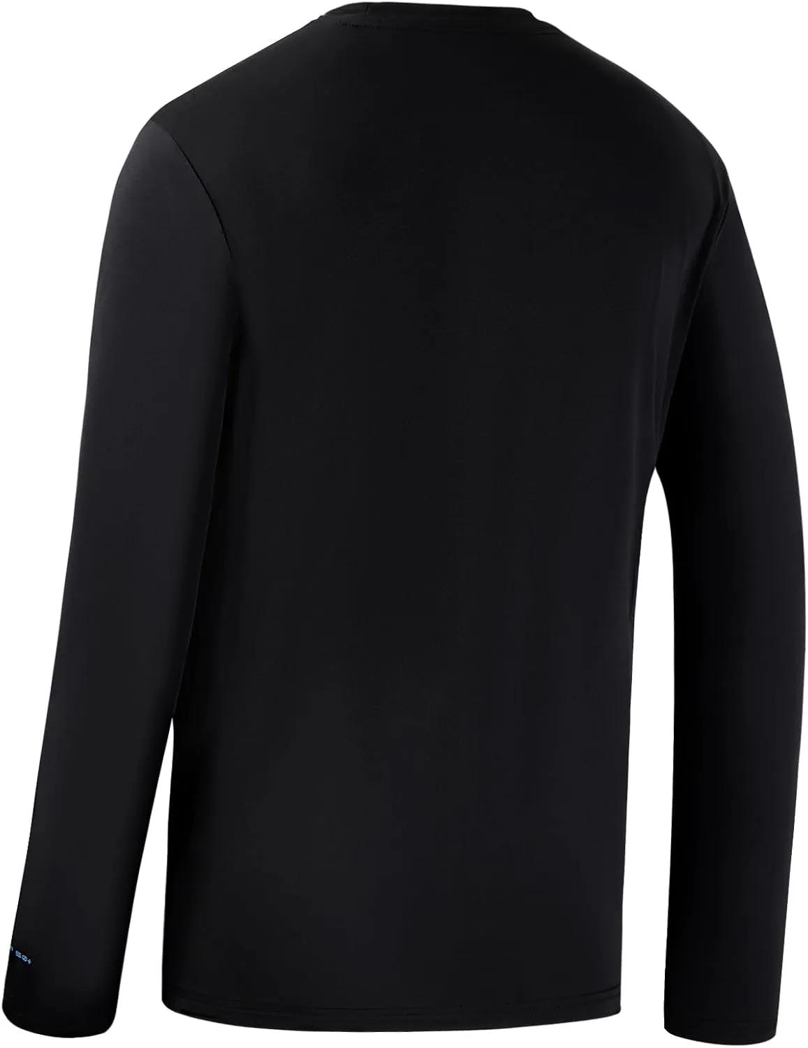 Men’s UPF 50  Long Sleeve Performance T-Shirts Permanent UV Protective Quick Dry for Everyday Hiking Fishing Beach