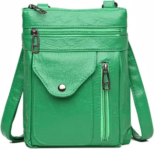 Mens Women's PU Leather Sling Backpack Hiking Chest Bag Crossbody Daypack Bags Birthday Christmas New Year Gift.